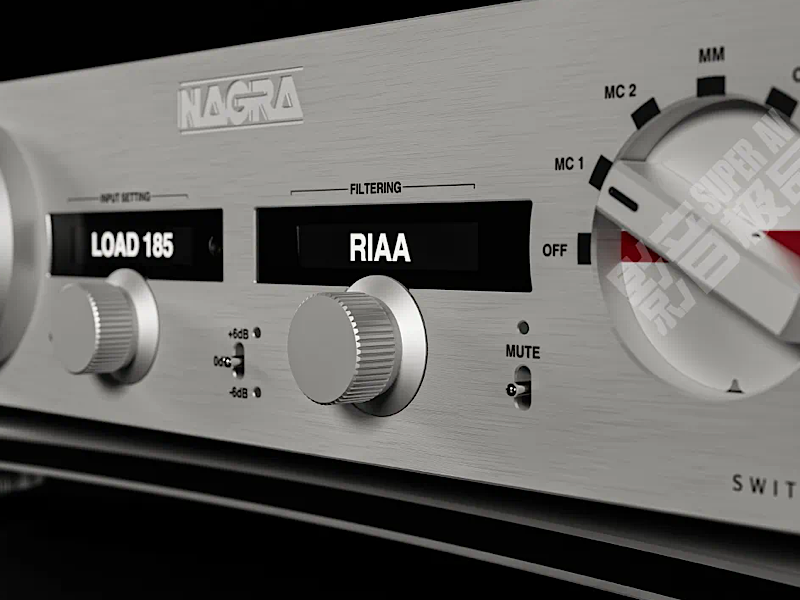 电子管的“机械之美” Nagra HD Phono电子管唱头放大器